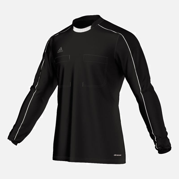 Adidas 16 Long Sleeve Referee Jersey Black Whistler Sports