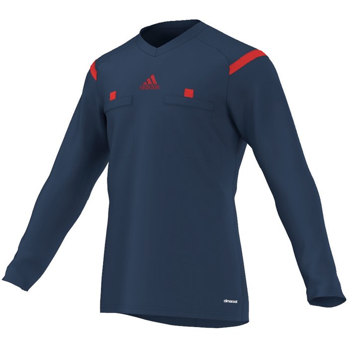 Adidas 14 Referee Jersey Long Sleeve Collegiate Navy – Whistler