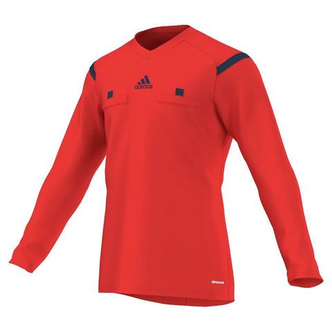 Adidas 14 Referee Jersey Long Sleeve - Hi Resolution Red