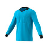 Adidas 18 Long Sleeve Referee Jersey - Bright Cyan (Light Blue)