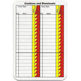 b+d Referee Match Cards (Set of 10)