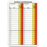 b+d Referee Cards Set